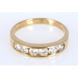 750 Gold Brillantring 0,75ct, 18K diamond gold ring,