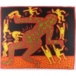 Keith Haring (1958-1990) Fertility No. 3, large screen print,