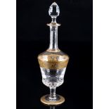 St. Louis Thistle Gold Weinkaraffe / Likörkaraffe, liqueur / wine carafe,