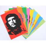 Andy Warhol (1928-1987) Che Guevara - 9er Set, large screen prints,