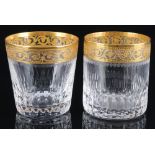 St. Louis Thistle Gold 2 Tumbler, Whiskeygläser, Whiskey glasses,