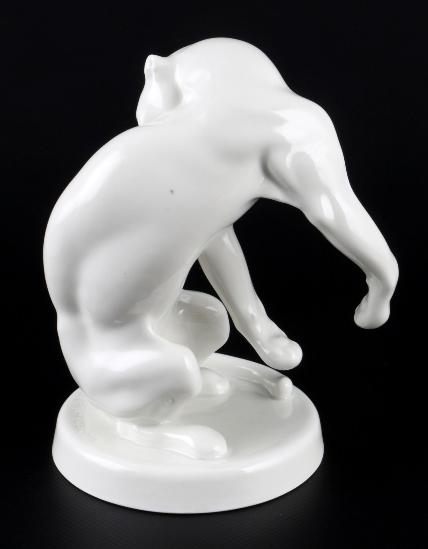 Meissen Panther, porcelain panther, - Image 3 of 7