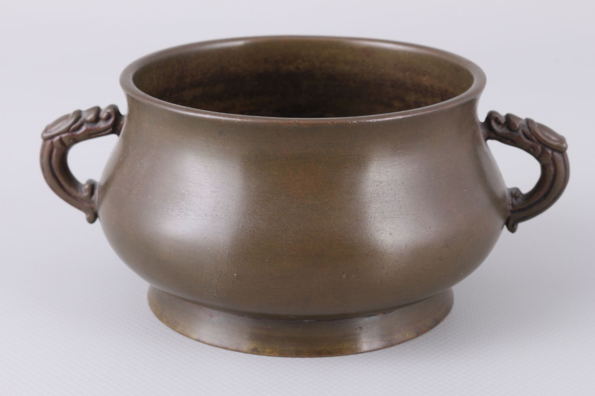 China 2 Weihrauchbrenner Xuande Qing-Dynasty, chinese 2 bronze burner/censer, - Image 2 of 4