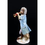 Meissen Affenkapelle Musiker 1.Wahl, Knaufmarke 1860-1924, musician monkey chapel 1st choice,