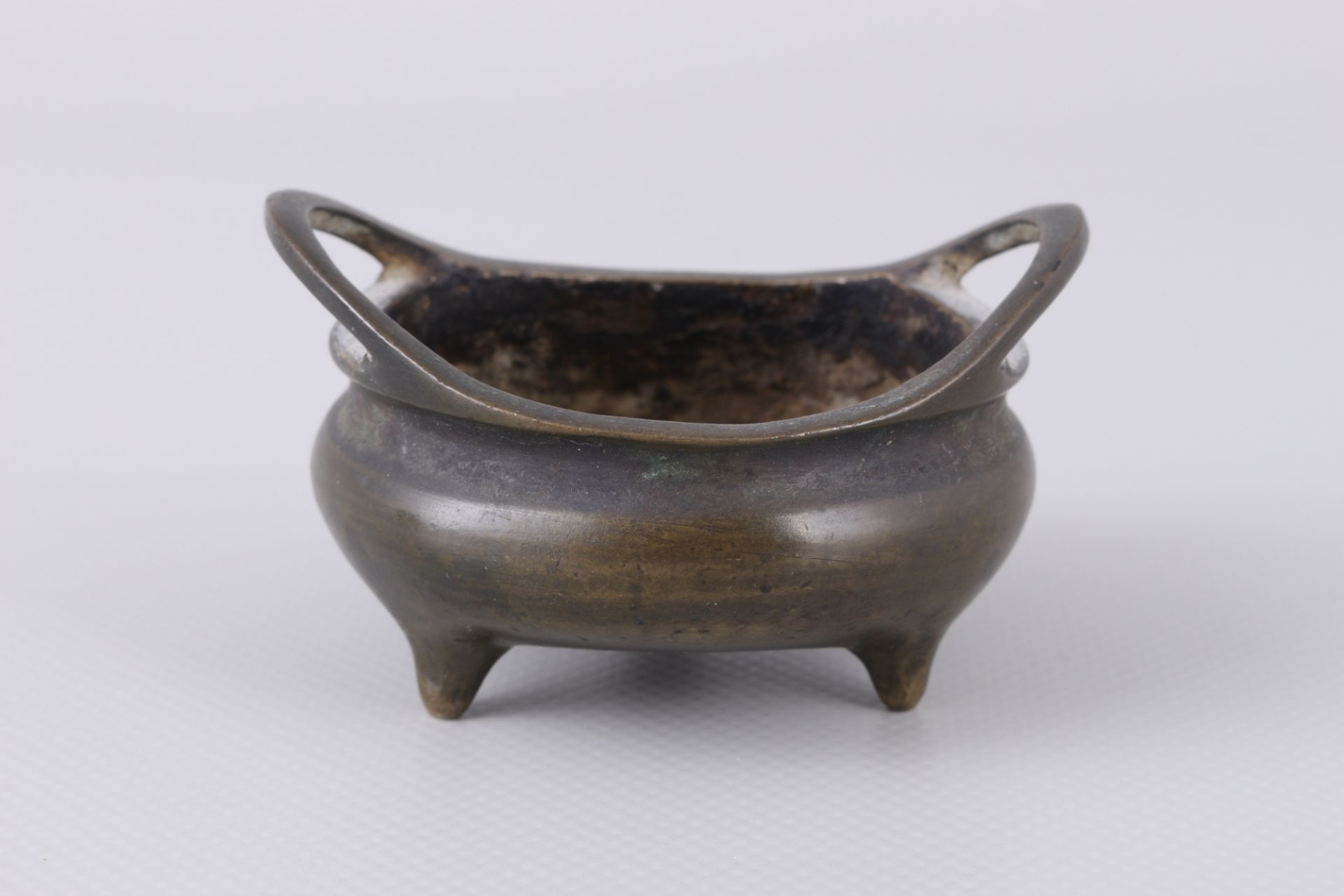 China 2 Weihrauchbrenner Xuande Qing-Dynasty, chinese 2 bronze burner/censer, - Image 3 of 4