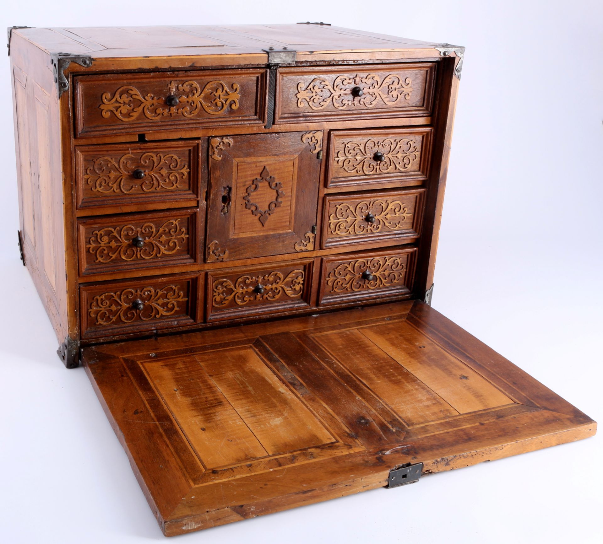 Kabinettschrank 19. Jahrhundert, wooden cabinet 19th century,