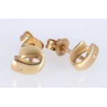 585 Gold Ohrstecker mit Brillanten, 14K gold diamond ear studs,