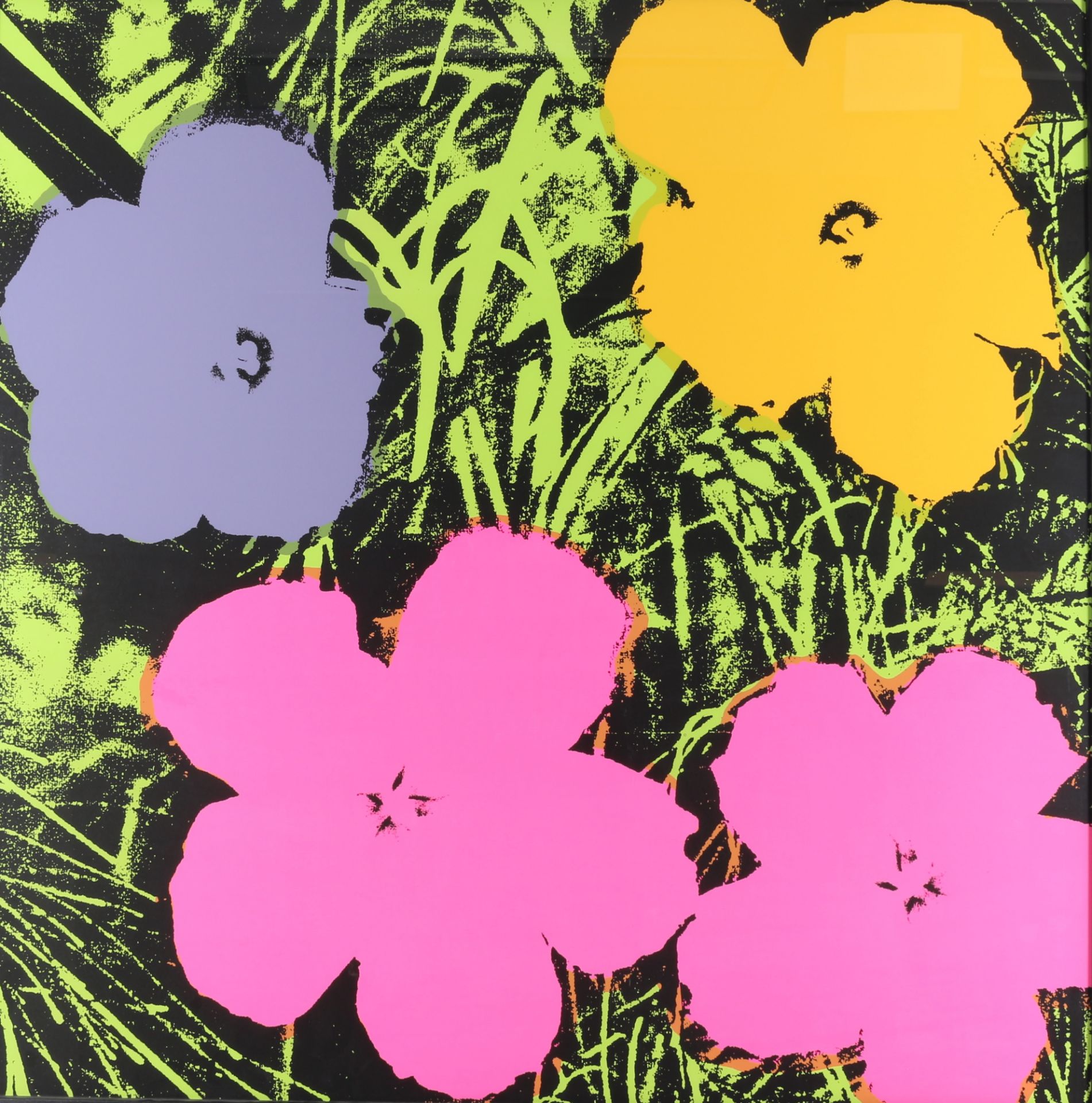 Andy Warhol (1928-1987) Blumen - Sunday B. Morning Edition, large screen print,