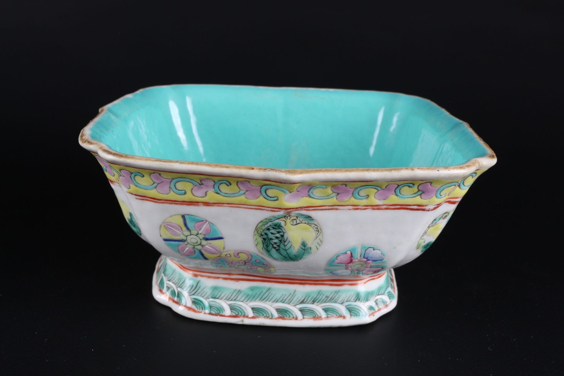 China 3 Schalen Famille verte, chinese bowls, - Image 4 of 6