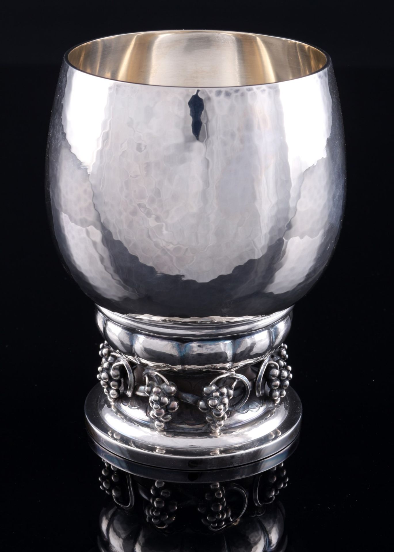 Georg Jensen 925 Silber Weinbecher 296C, sterling silver wine cup,
