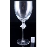 Lalique Roxanne XXL Pokal / Kelch, french crystal huge goblet / cup,