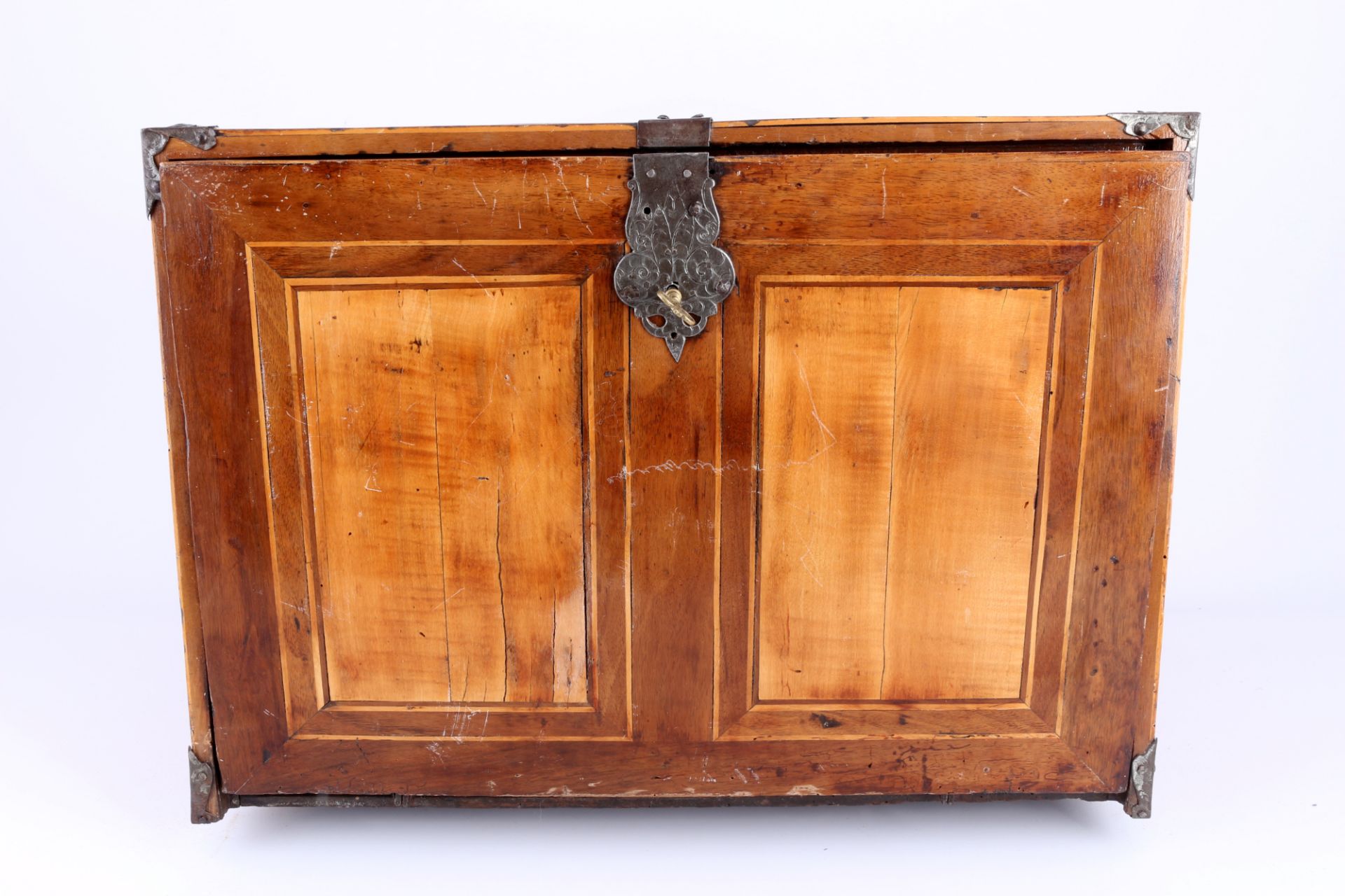 Kabinettschrank 19. Jahrhundert, wooden cabinet 19th century, - Image 4 of 6
