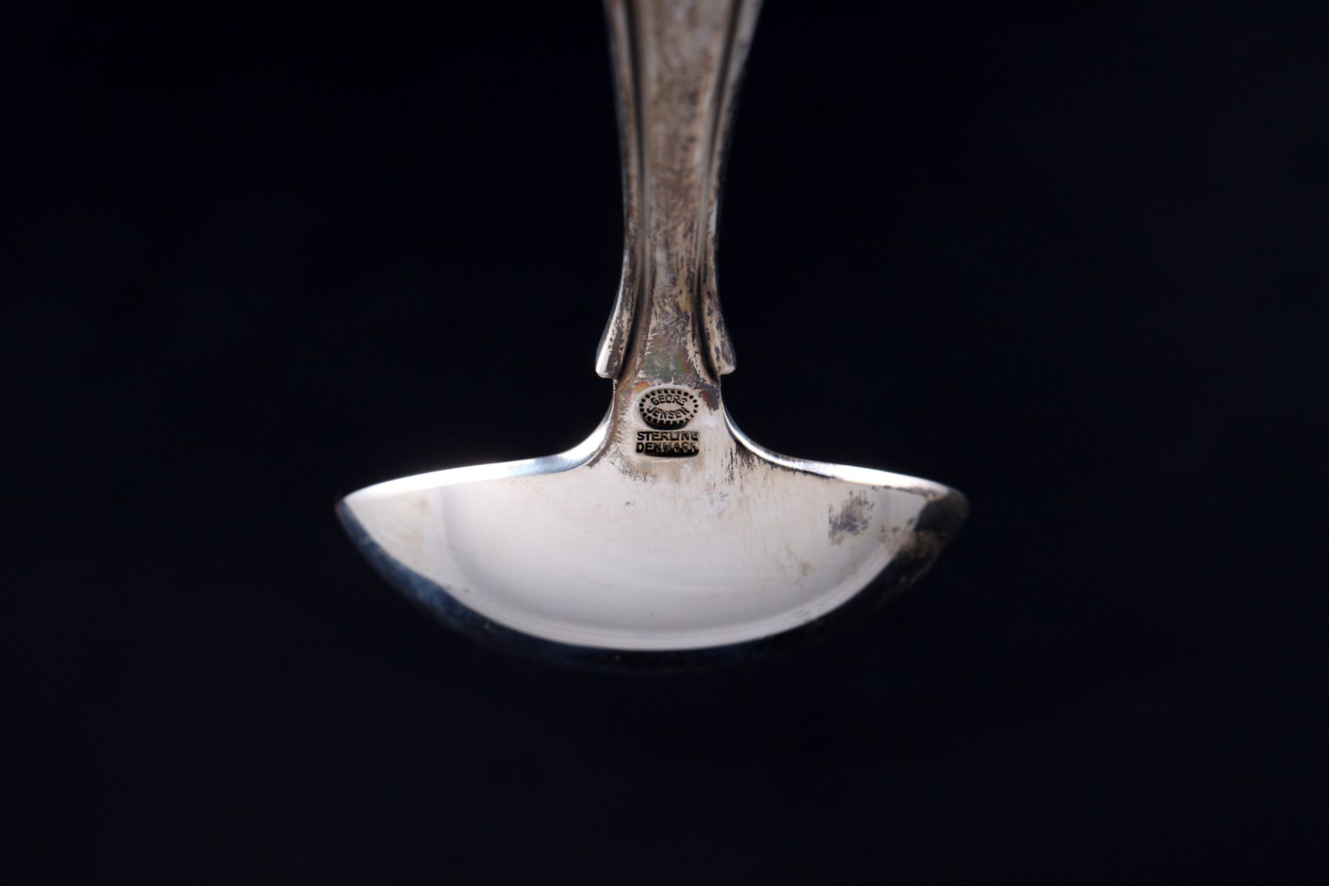 Georg Jensen Maiglöckchen 925 Silber 6-teiliges Vorlegebesteck, sterling silver serving cutlery, - Image 5 of 5