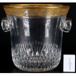 St. Louis Thistle Gold großer Eisbehälter / Champagnerkühler, large champagne ice bucket,