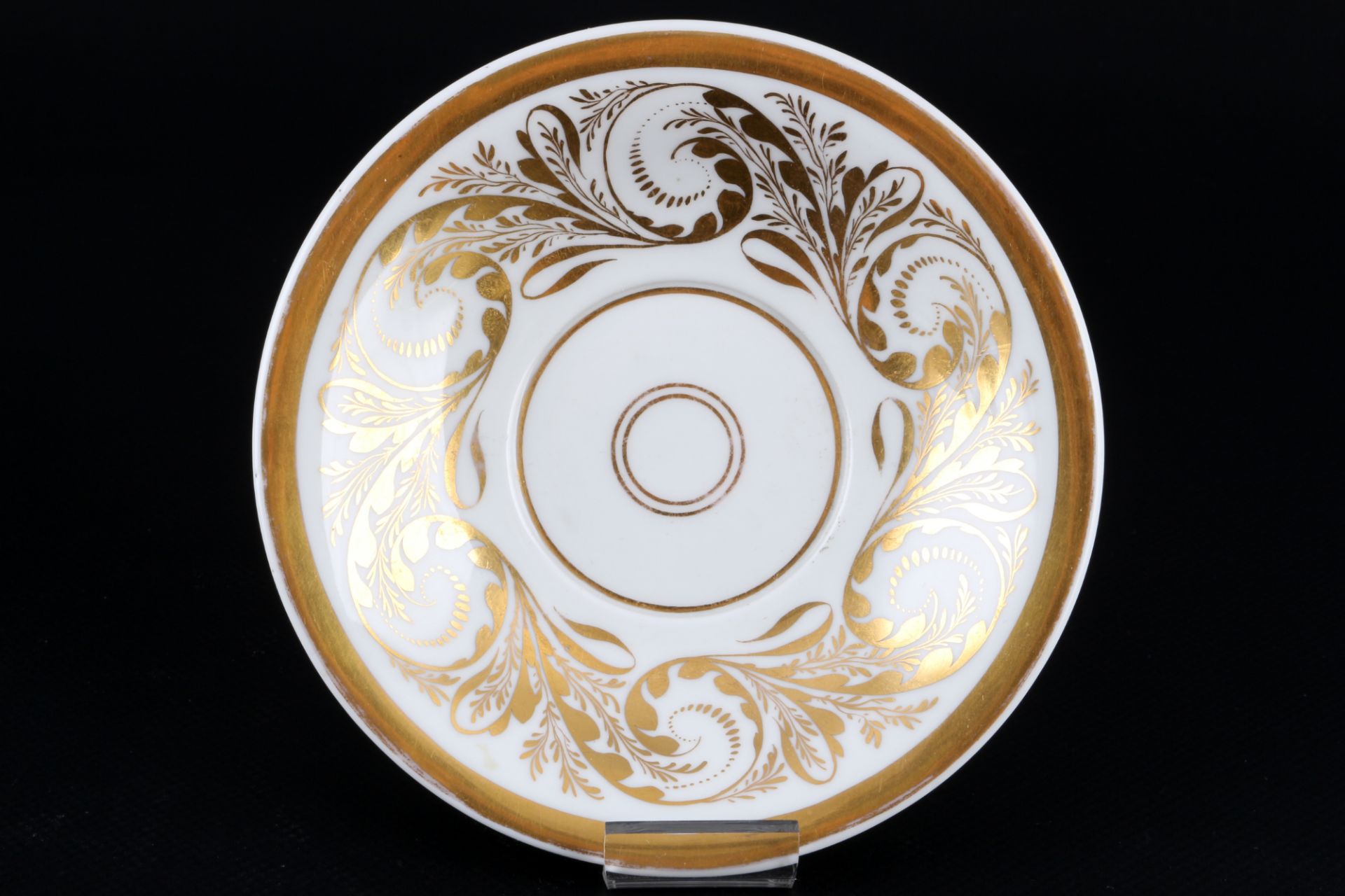 KPM Berlin Paar Punktassen, Biedermeier 1820-1840, pair of collection coffee cups, - Image 4 of 5