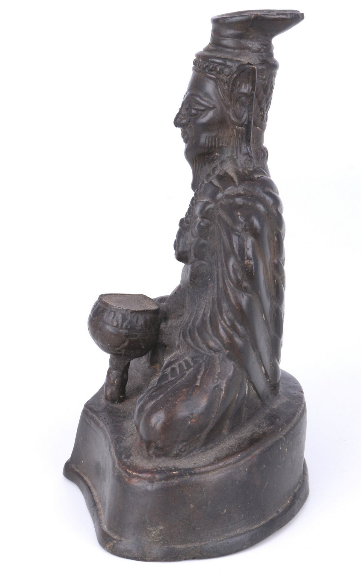 Thailand Bronze Einsiedler, bronze hermit figure, - Image 4 of 5