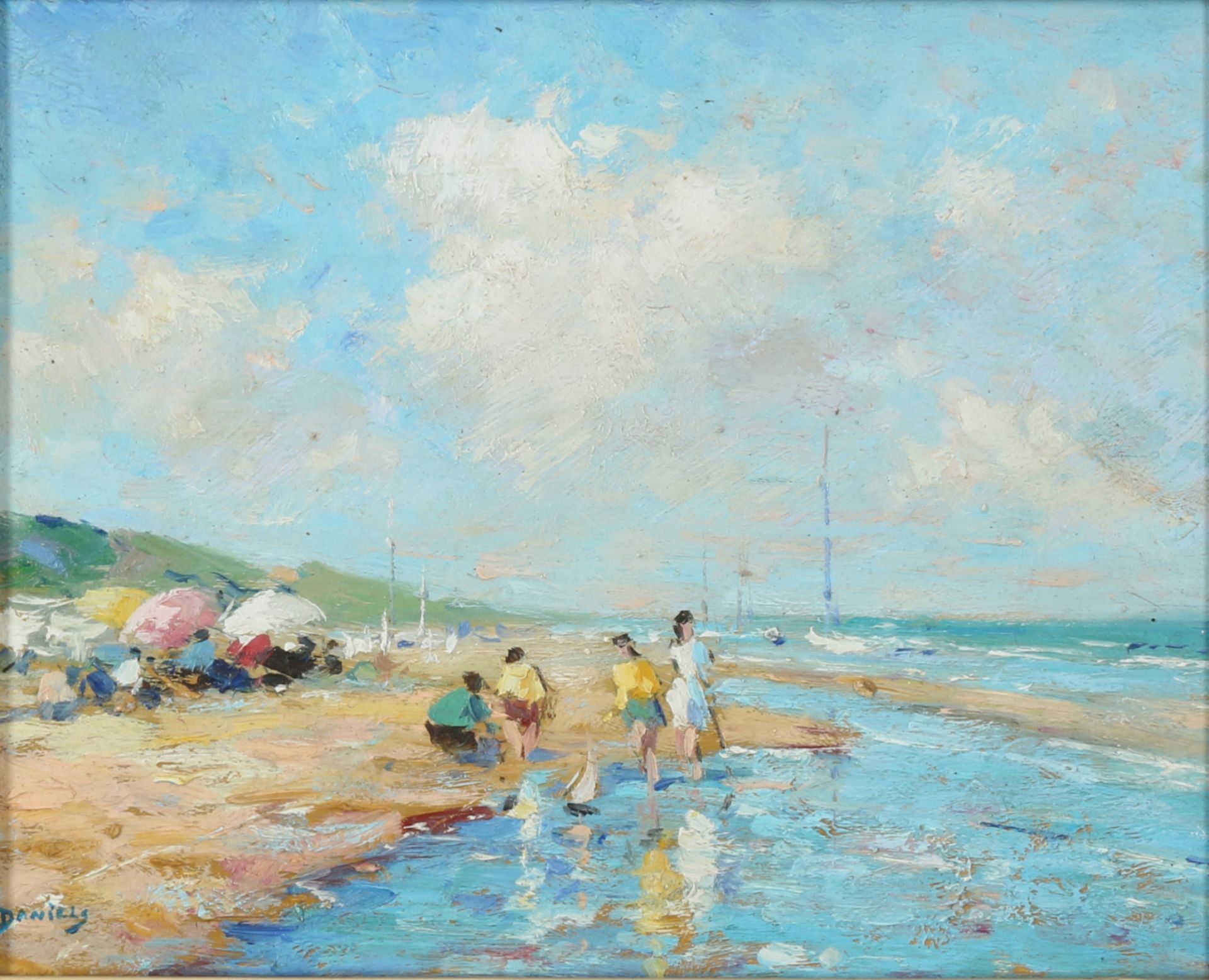 Daniels - belebte Strandlandschaft, invigorated beach landscape,