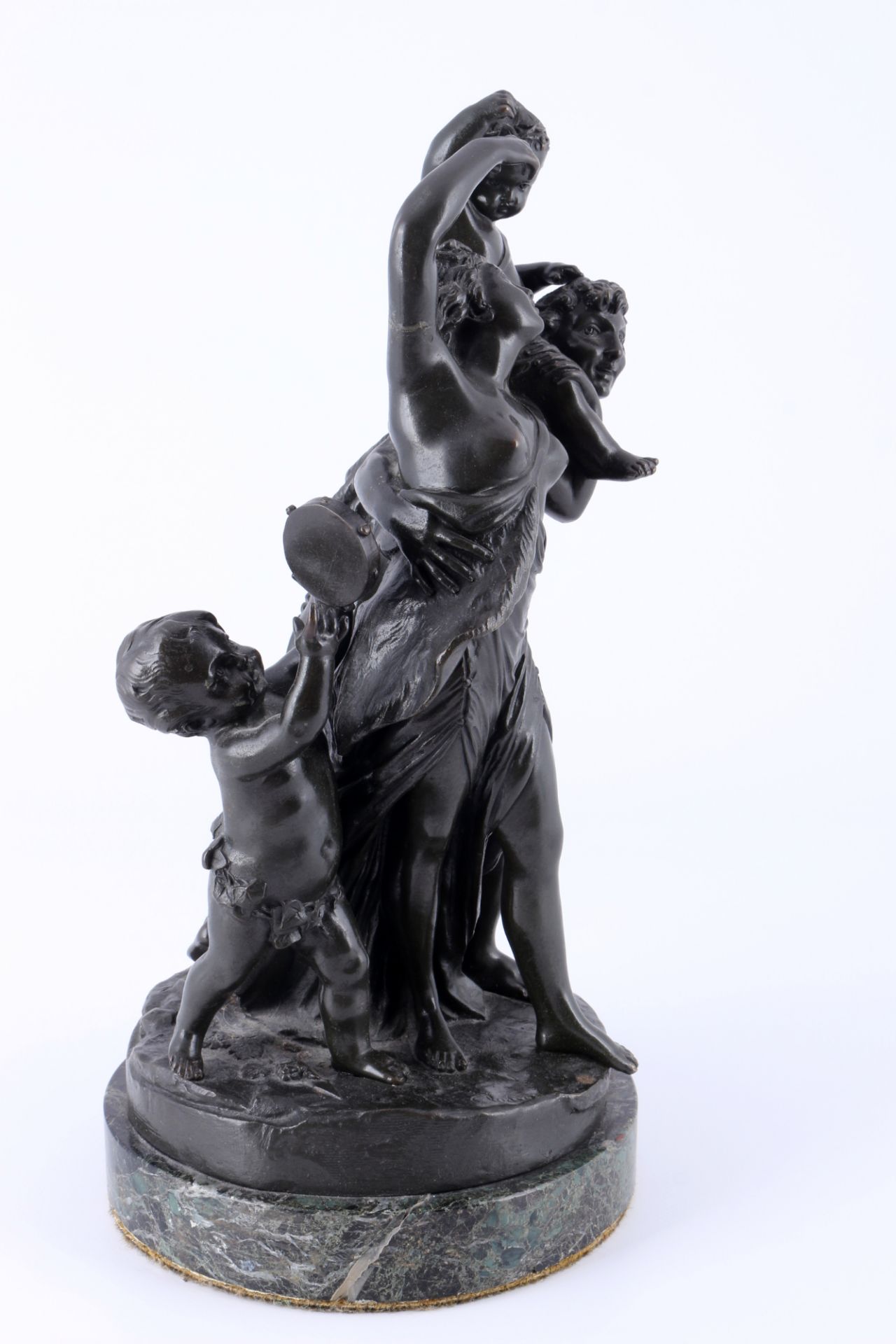 Clodion (1738-1814) Bronze Der Triumph des Bacchus, The Triumph of Bacchus - Image 4 of 6