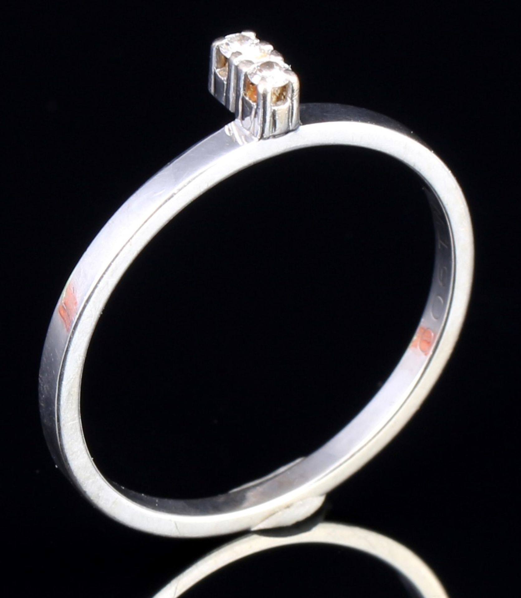 585 Gold Solitär Brillantring, 14K gold diamond ring,