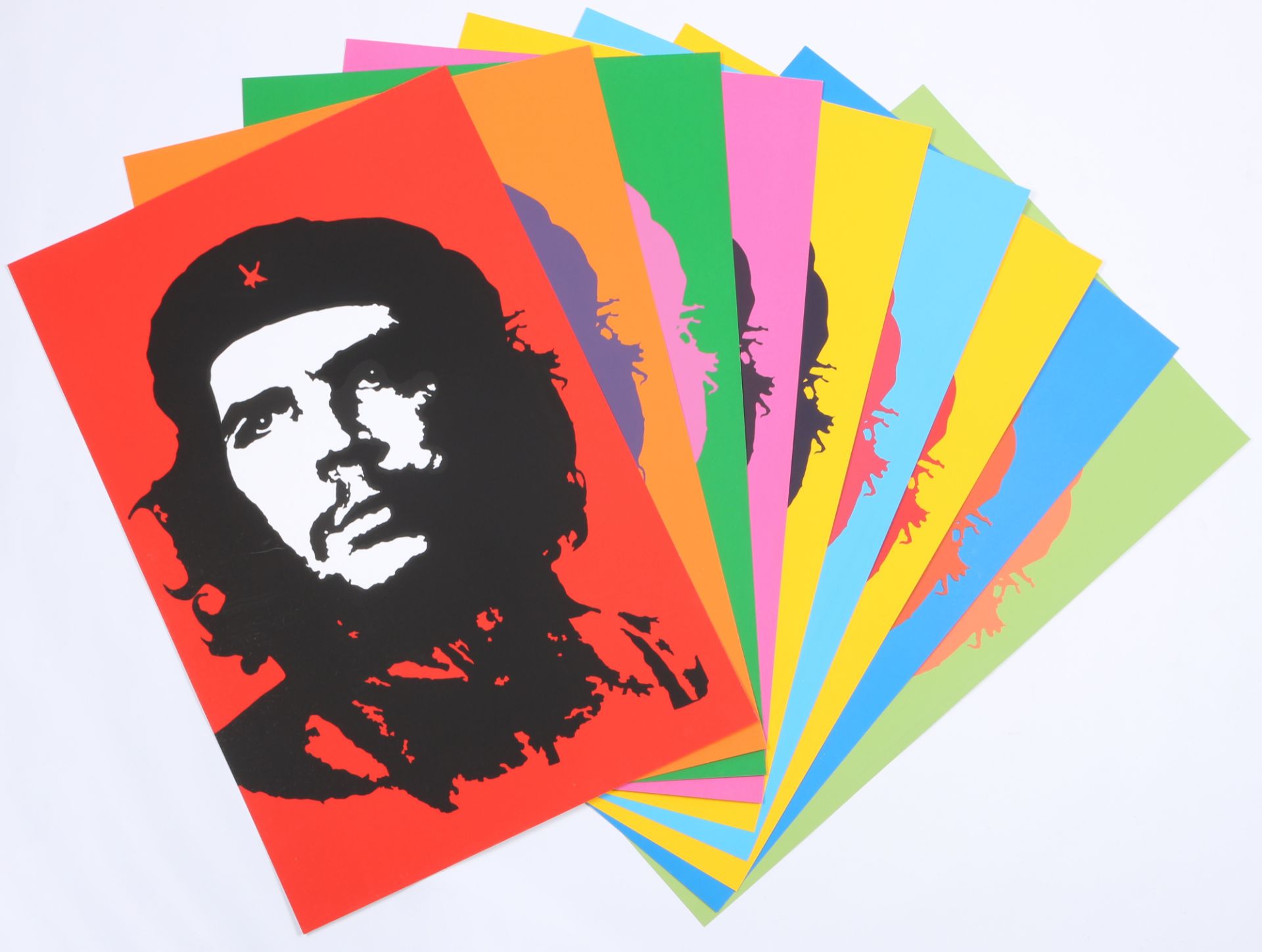 Andy Warhol (1928-1987) Che Guevara - 9er Set, large screen prints,