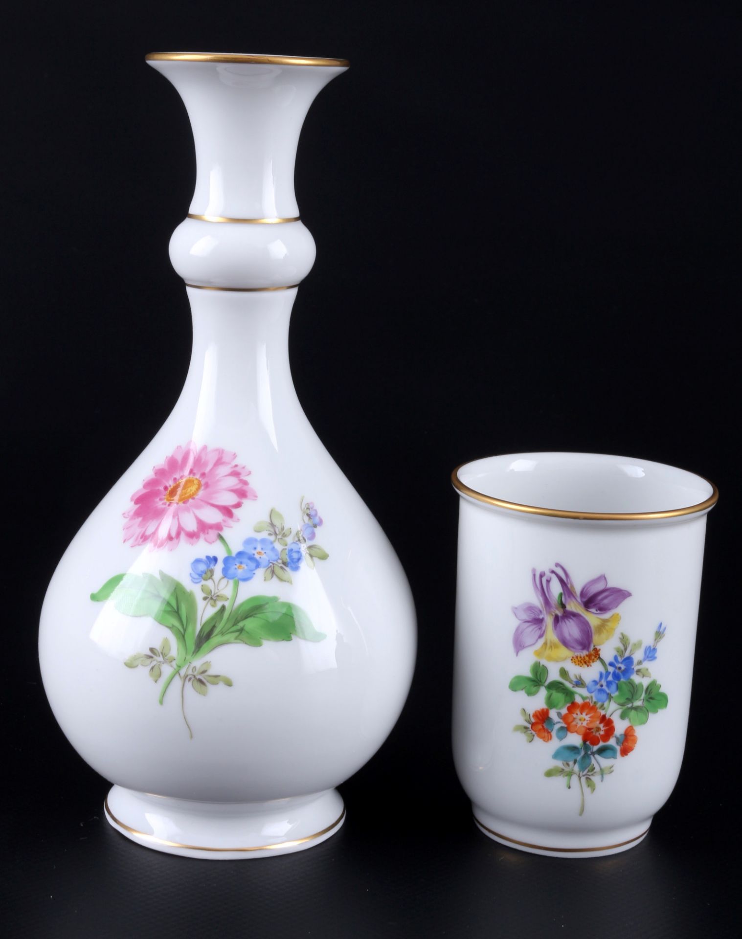 Meissen Blume 5 Vasen 1.Wahl, porcelain vases 1st choice, - Bild 4 aus 5