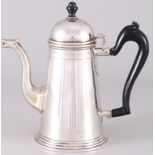 Italien 800 Silber Kaffeekanne, italian silver coffee pot,