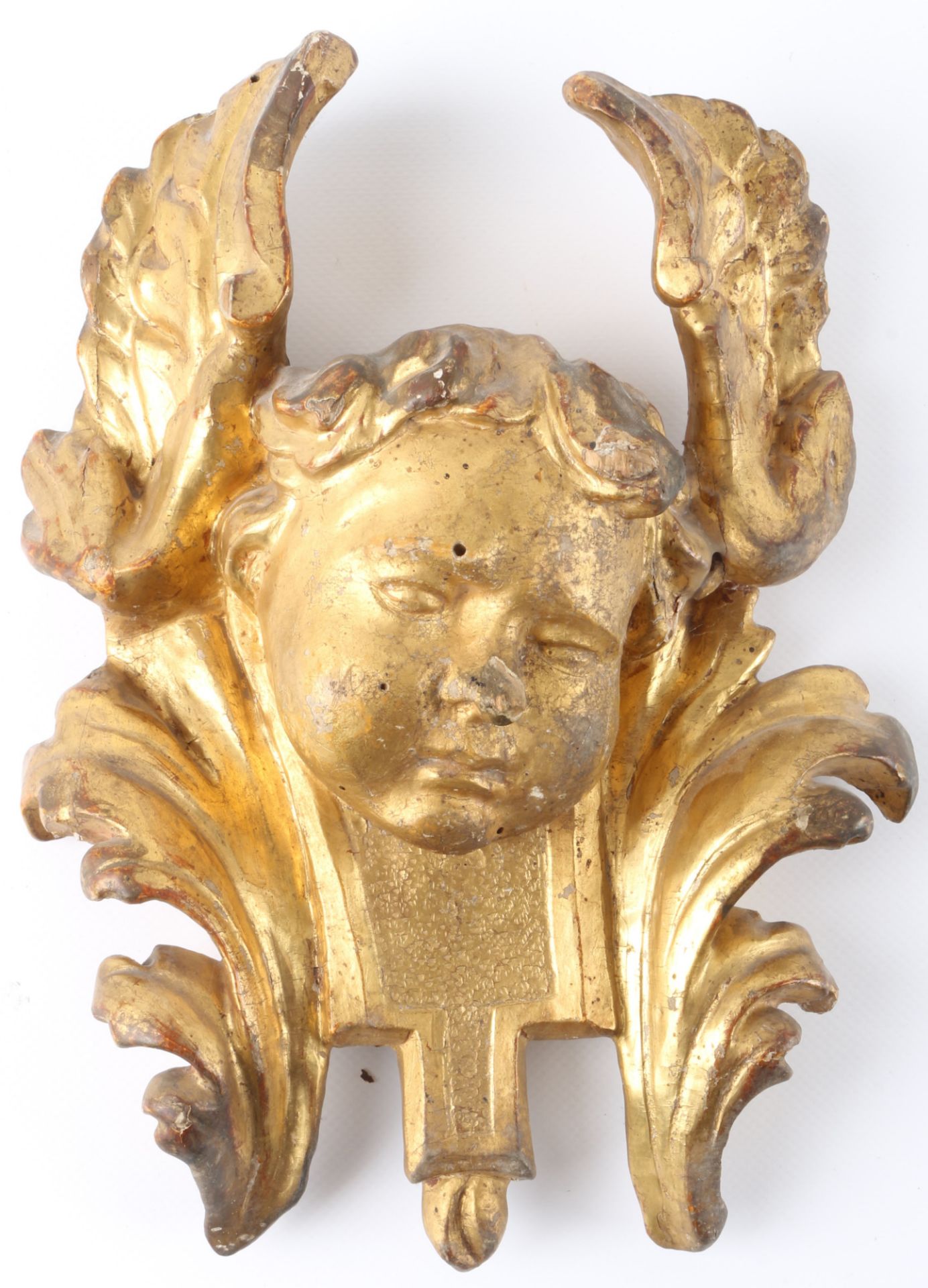 3 cherub sculptures 18th/19th century, Putti Engel Skulpturen 18./19. Jahrhundert, - Image 3 of 5