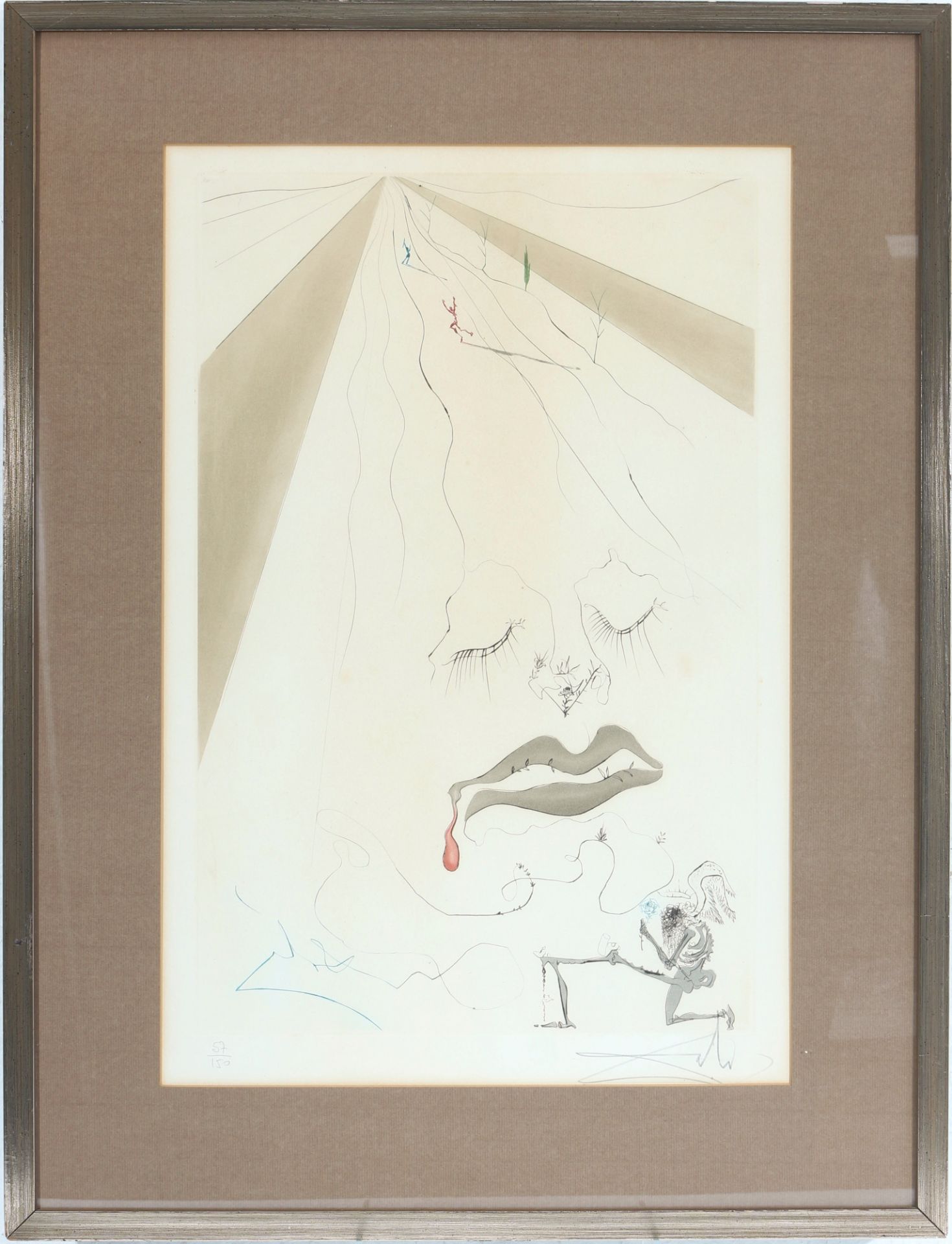 Salvador Dali (1904-1989) transfiguration, Verklärung, - Image 2 of 3