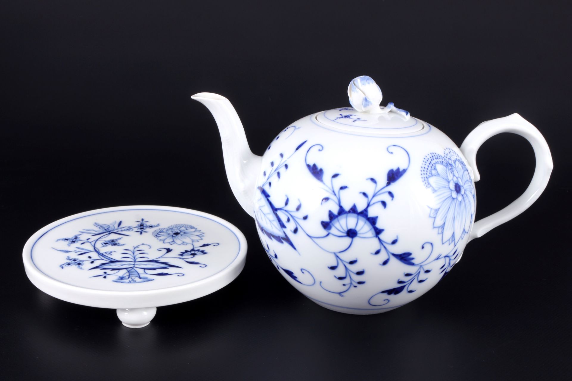 Meissen Zwiebelmuster Teeservice für 7 Personen 1.Wahl, tea service for 7 pers. 1st choice, - Bild 3 aus 9