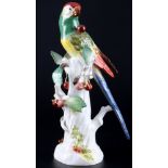 Meissen Papagei mit Kirschen 1.Wahl, J.J. Kaendler, parrot with cherries 1st choice,