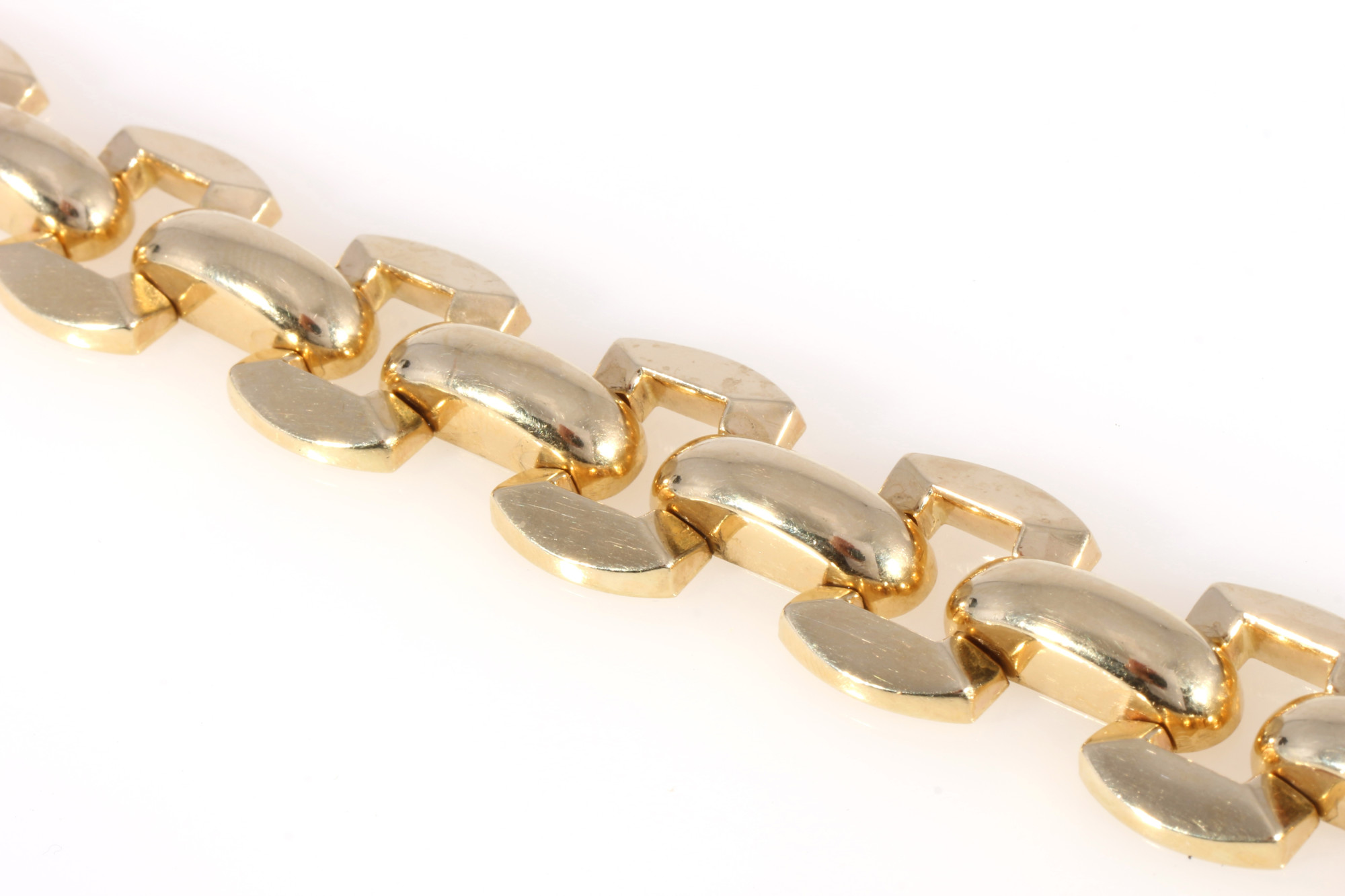 750 gold wide bracelet, 18K Gold breites Armband, - Image 2 of 3