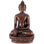 Thailand Bronze Buddha Bhumisparsha Mudra, bronze buddhism sculpture,