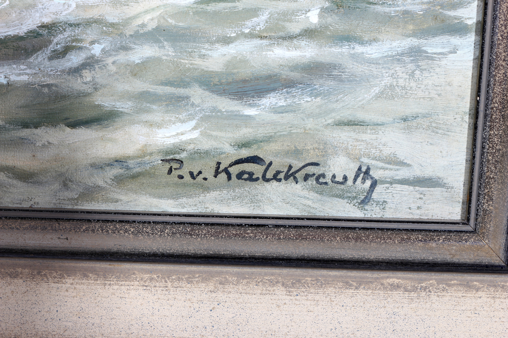 Patrick von Kalckreuth (1892-1970) stormy sea, stürmische See, - Image 3 of 4