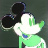 Andy Warhol (1928-1987) Myths Serie Mickey Mouse 1981, Ronald Feldman, large screen print,