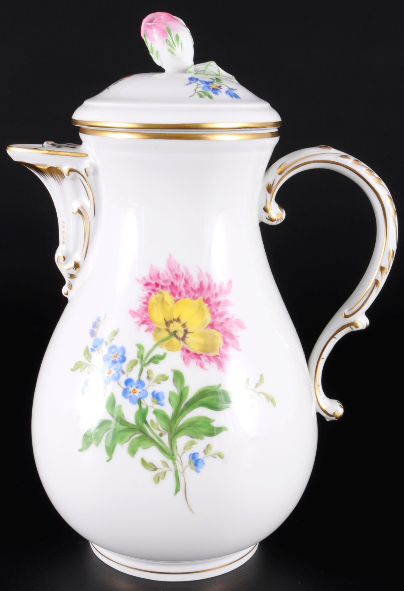 Meissen Blume Kaffeeservice für 6 Personen, coffee service for 6 pers., - Bild 3 aus 7