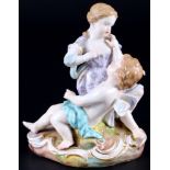 Meissen Flora und Zephyr 1.Wahl, Knaufmarke, figure group Flora and Zephyr 1st choice,