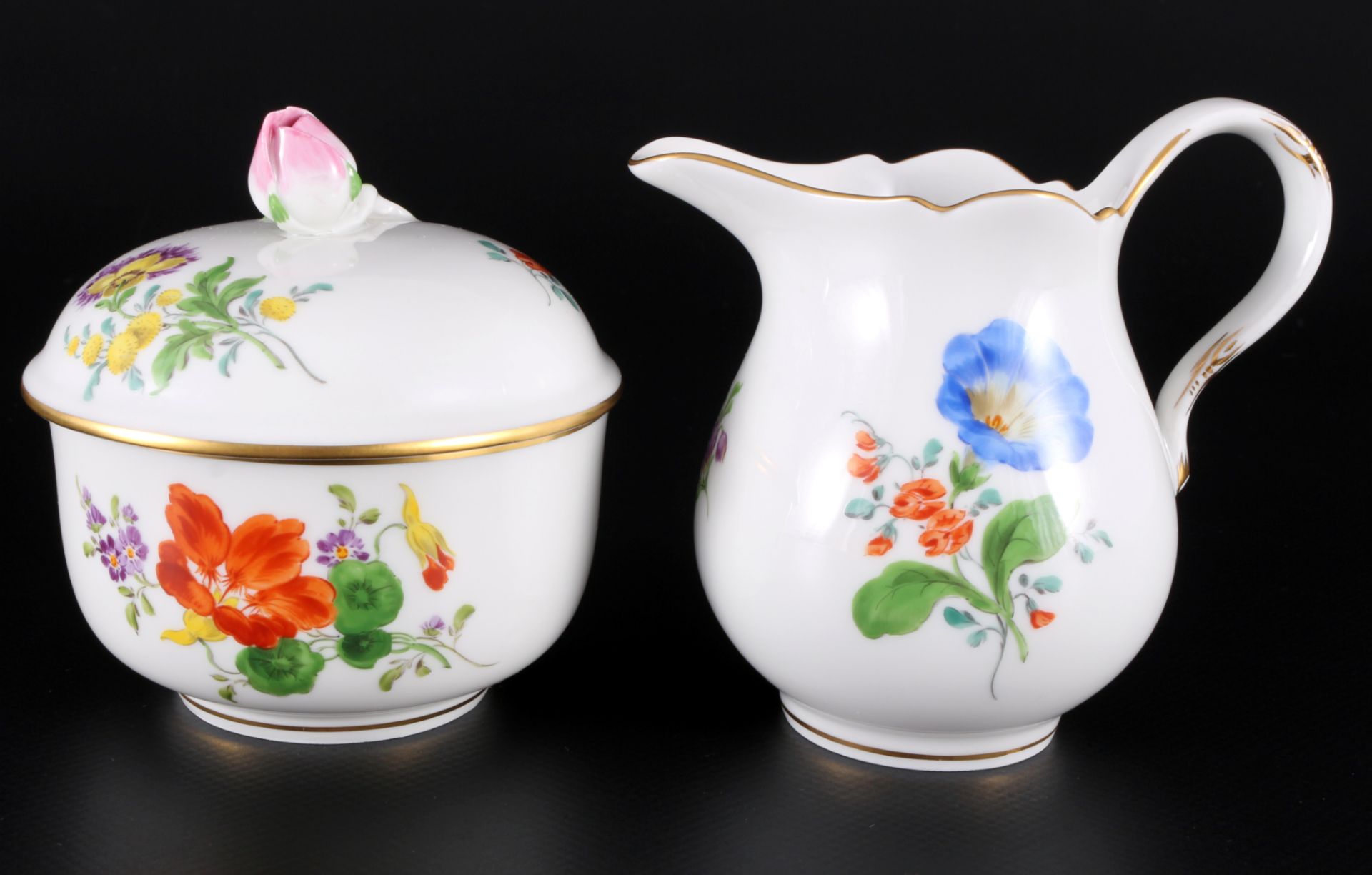 Meissen Blume Kaffeeservice für 6 Personen, coffee service for 6 pers., - Bild 4 aus 7