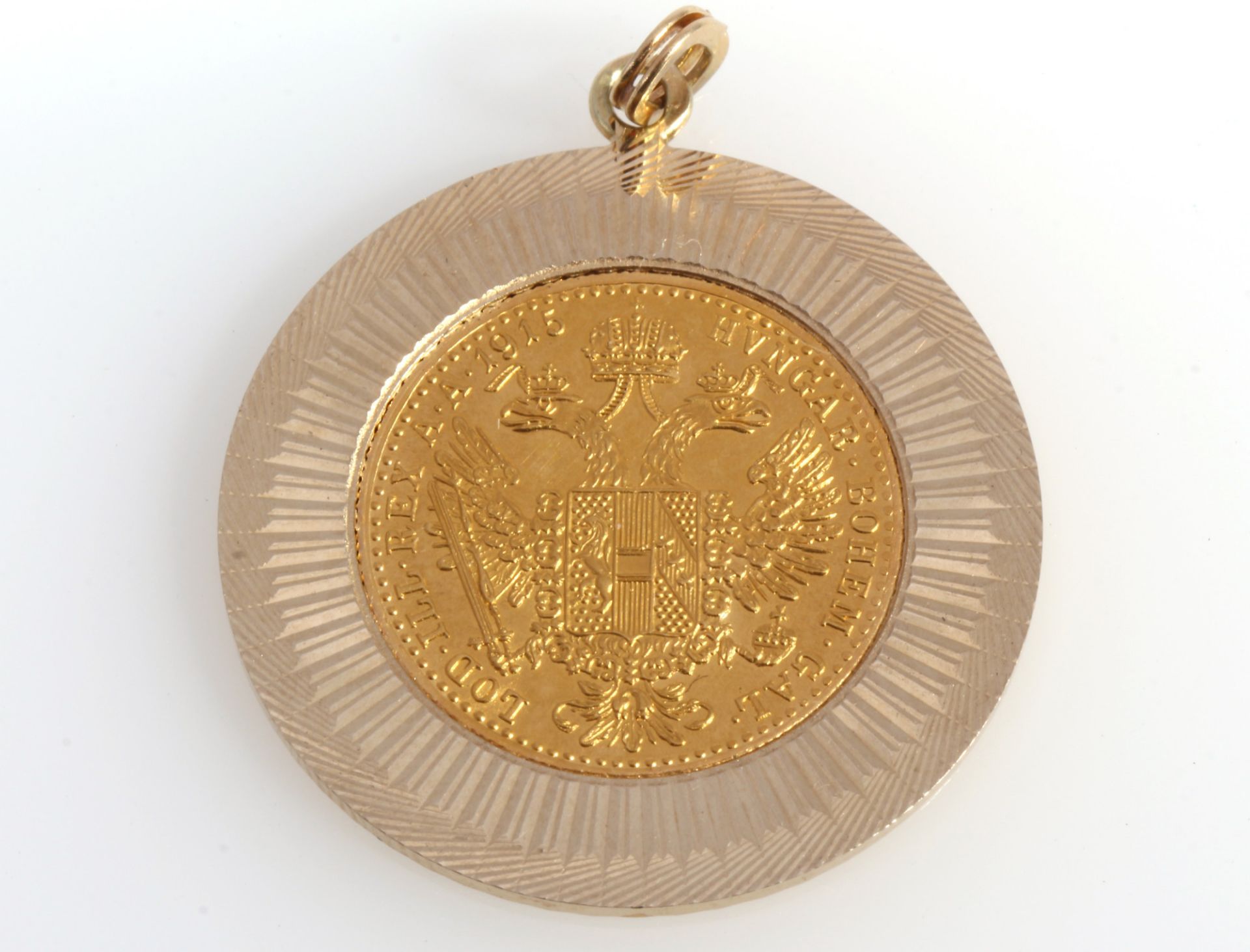 Gold coin 1 ducat Austria Emperor Franz Joseph 1915, Goldmünze 1 Dukat Österreich Kaiser Franz Josep - Image 2 of 2