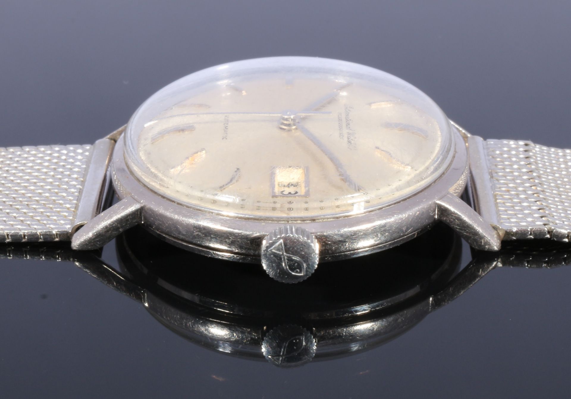 IWC Automatik 750 Gold Herren Armbanduhr, 18K men's wrist watch, - Bild 4 aus 6
