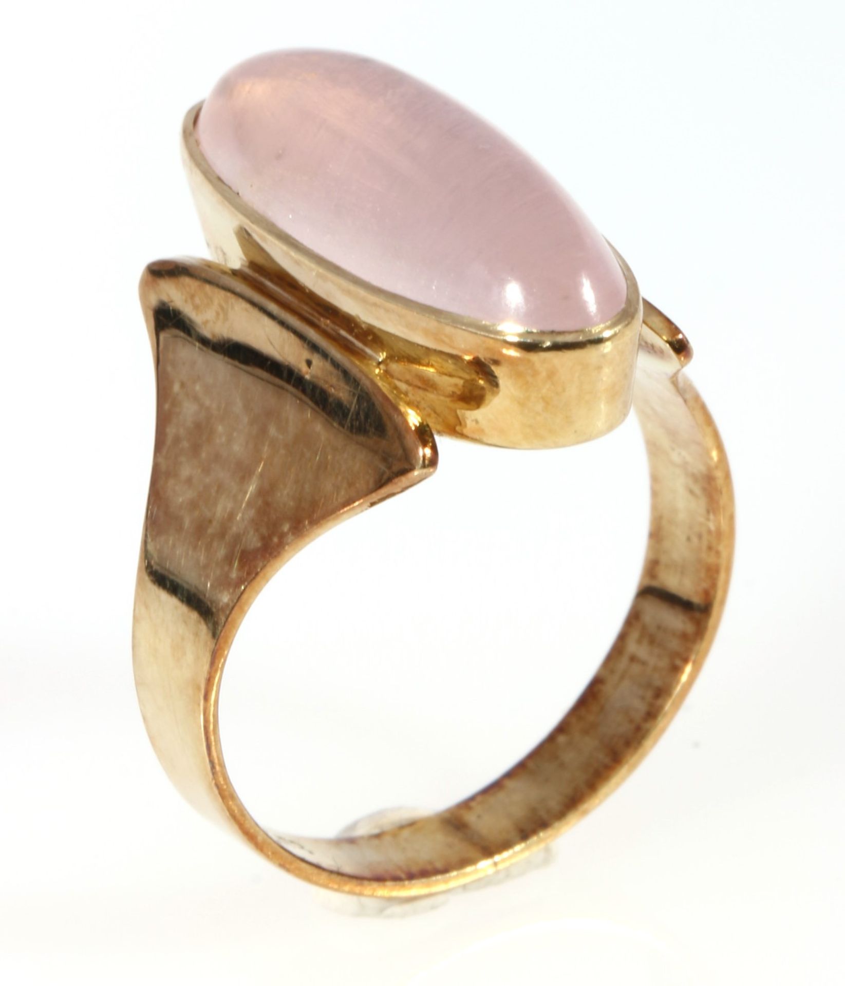 585 Gold Mondstein Ring, 14K gold moonstone ring,