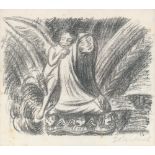 Ernst Barlach (1870-1938) An den Mond 4 / Mondestrost, to the moon 4 / moon solace,