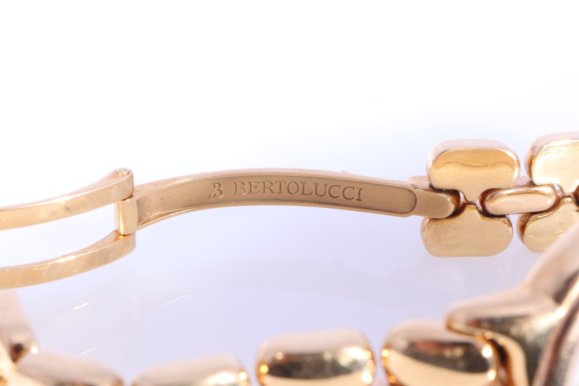 Bertolucci Pulchra 750 women's wrist watch with diamonds, 18K Gold Damen Armbanduhr mit Diamanten, - Image 9 of 9