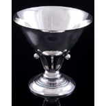 Georg Jensen 925 Silber Fußschale 17A, sterling silver footed bowl,