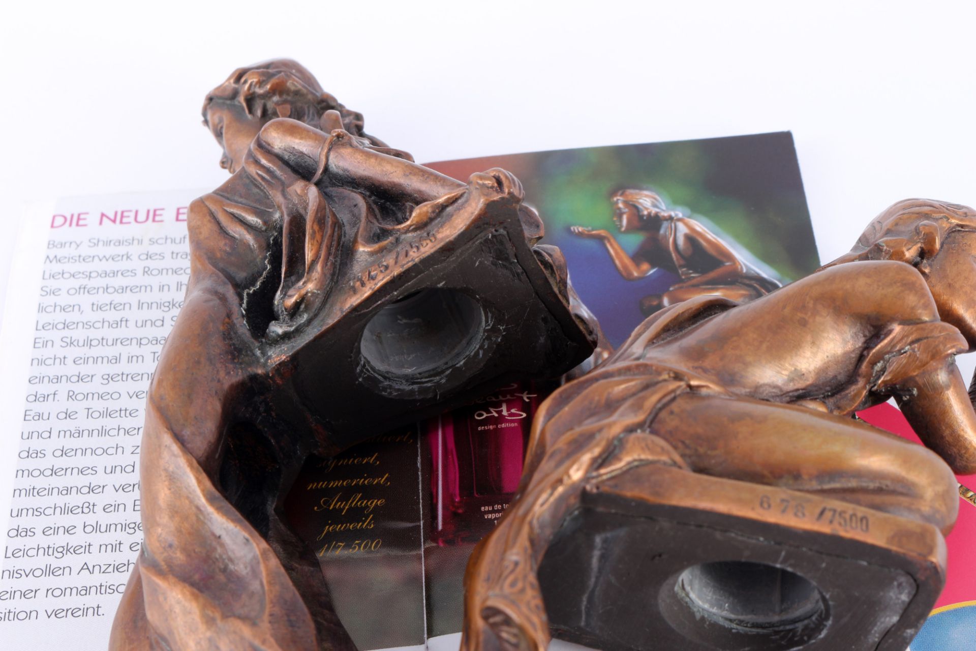 Barry Shiraishi (*1938) 2 Bronzen Les beaux arts Romeo und Julia, bronze Romeo and Juliet, - Bild 5 aus 6