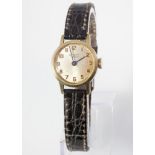 585 Gold Bifora Damen Armbanduhr, 14K women's wristwatch,