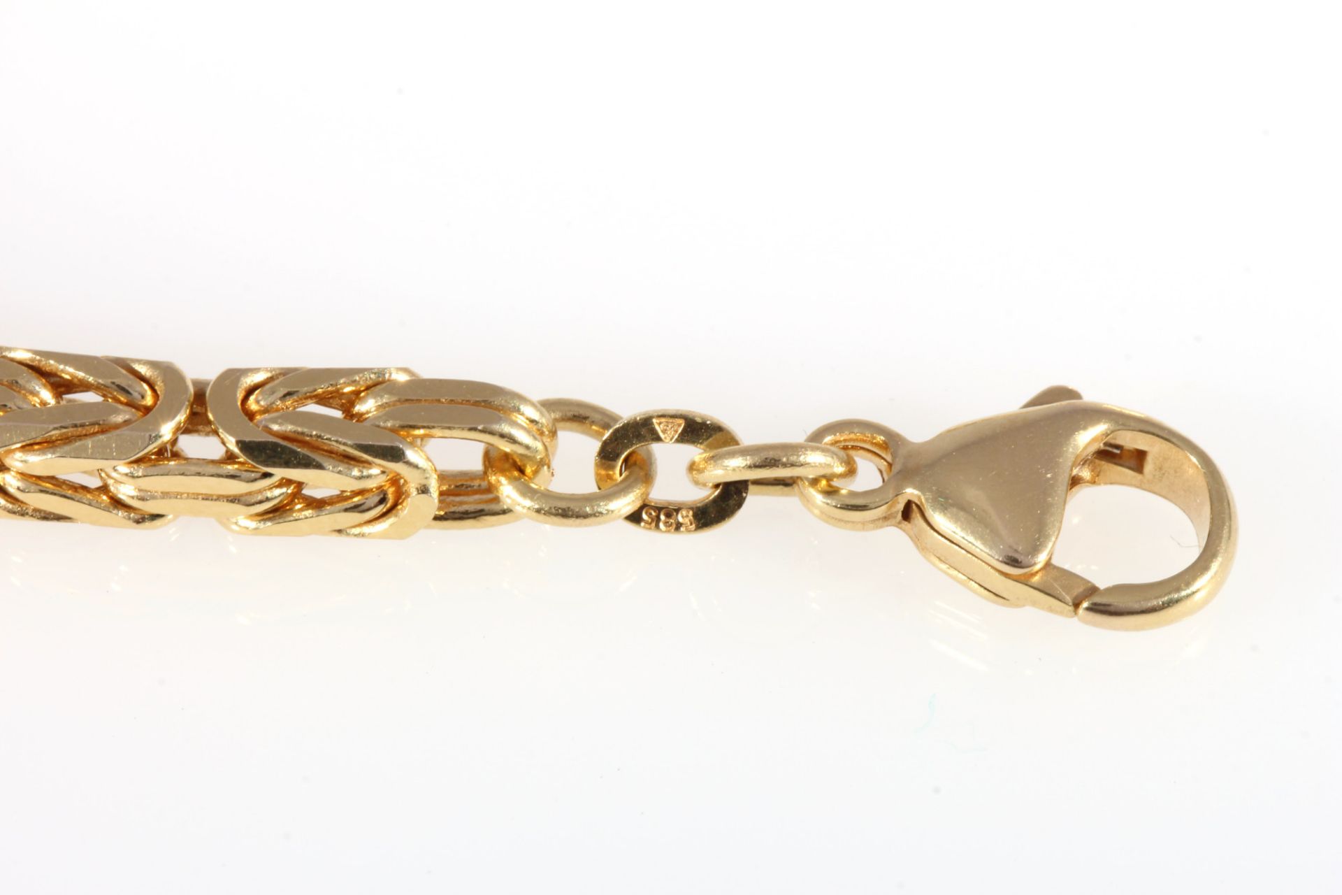 585 gold long king necklace, 14K Gold lange Königskette / Halskette, - Image 4 of 4
