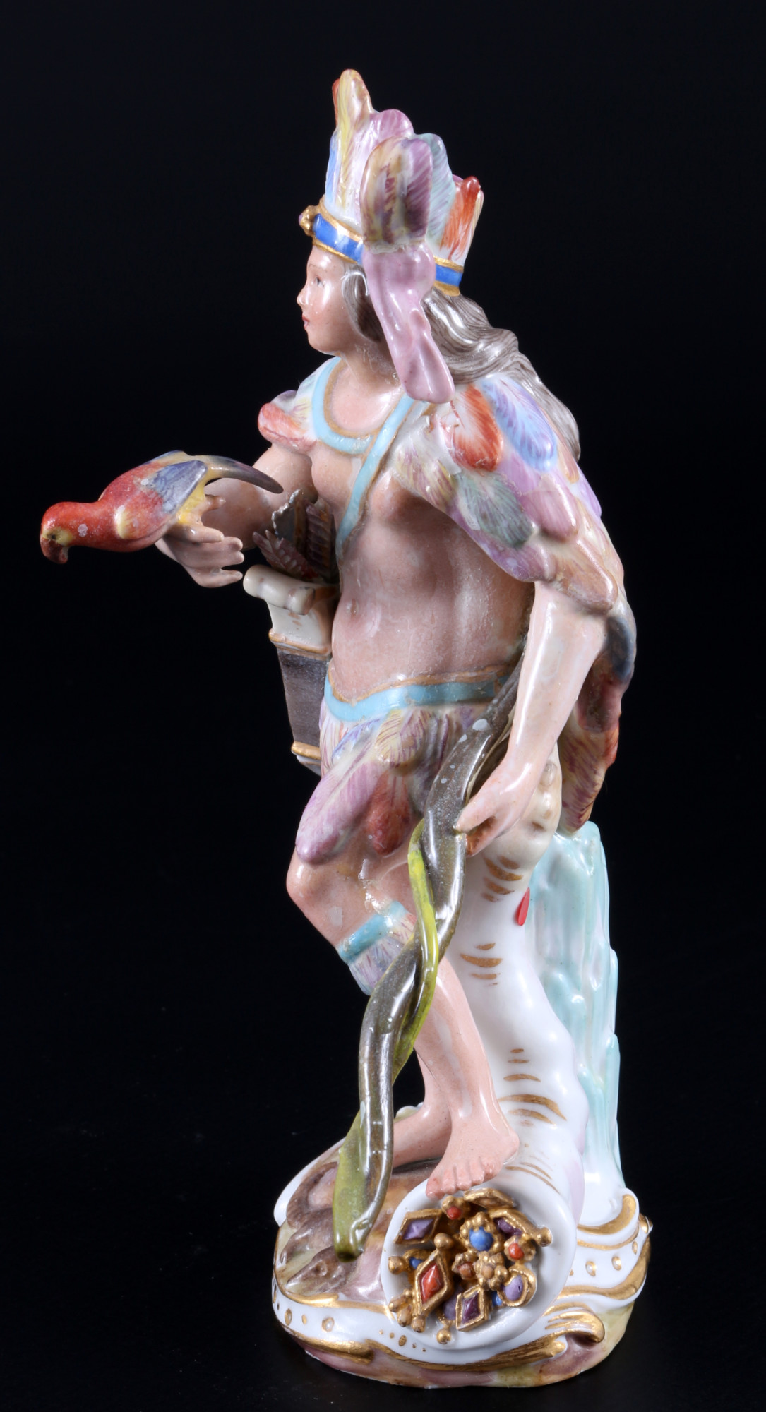 Meissen The Four Continents allegory America 1st choice, Die vier Erdteile Allegorie Amerika 1.Wahl, - Image 2 of 6