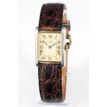 Cartier Tank Vermeil Damen Armbanduhr, women's wrist watch,