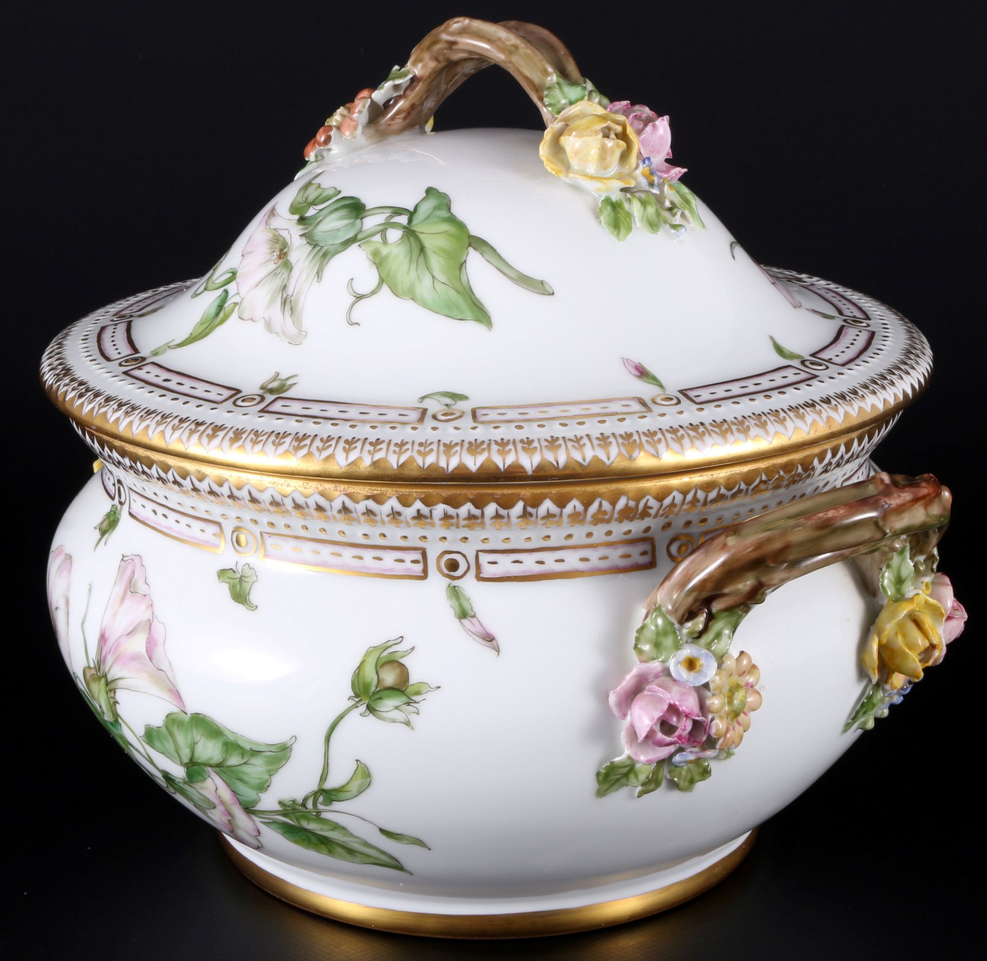 Royal Copenhagen Flora Danica große Deckelterrine 3562, large lidded tureen, - Bild 2 aus 6