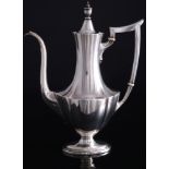 Gorham Plymouth 925 Silber Kaffeekanne Art Deco, sterling silver coffee pot,